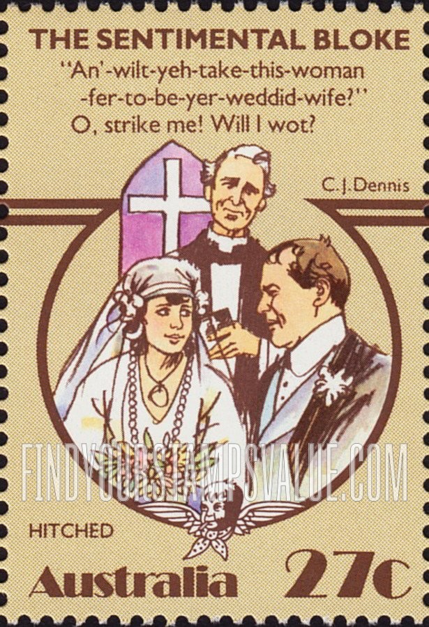 FindYourStampsValue: Folktale scenes: Hitched