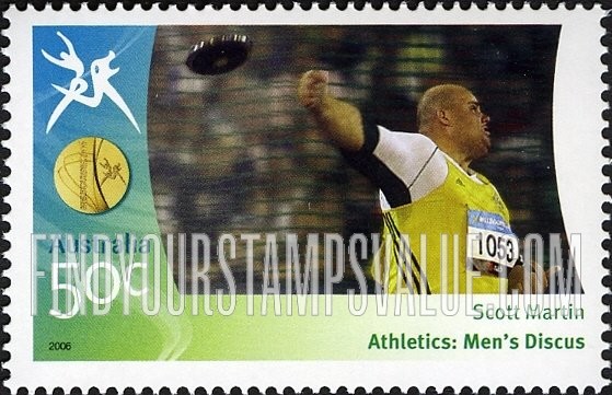 FindYourStampsValue: Medalists at Commonwealth Games: Scott Martin