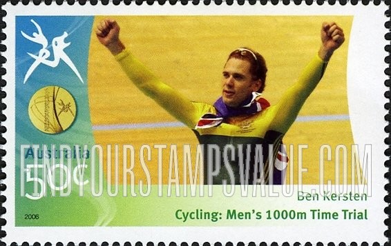 FindYourStampsValue: Medalists at Commonwealth Games: Ben Kersten