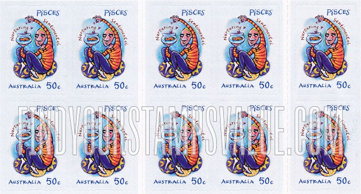 FindYourStampsValue: Signs of the Zodiac: Pisces