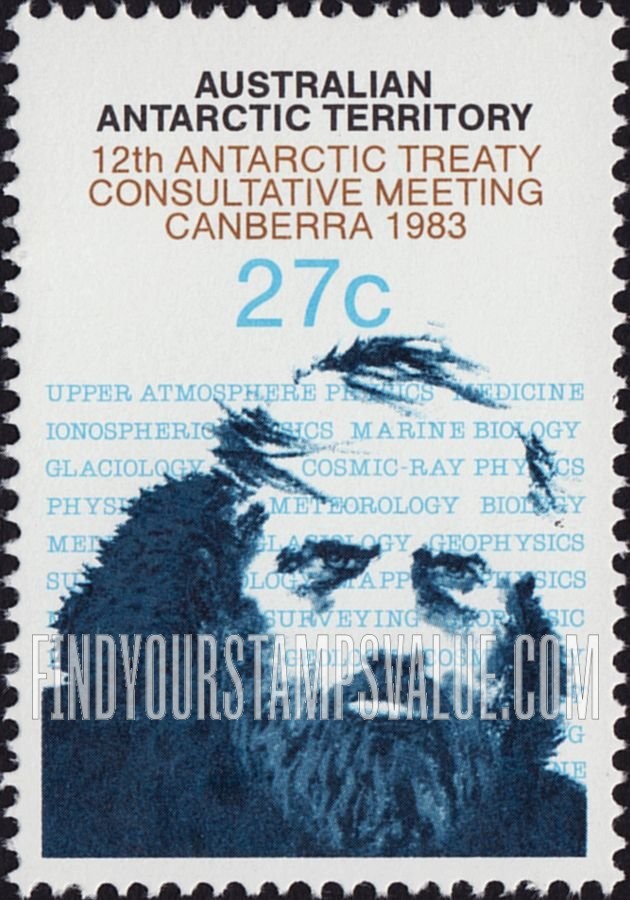 FindYourStampsValue: AUSTRALIAN ANTARCTIC TERRITORY: 12th Antarctic Treaty Consultative Meeting, Canberra, September 13-27