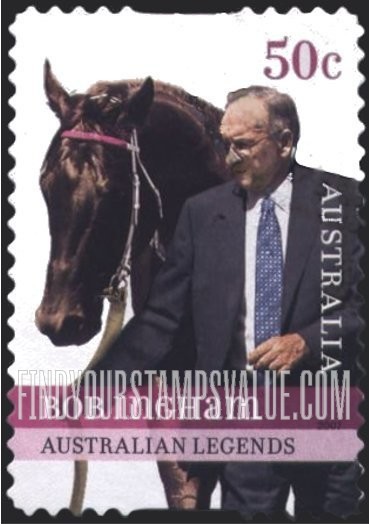 FindYourStampsValue: Horse Racing Personalities: Ingham with horse