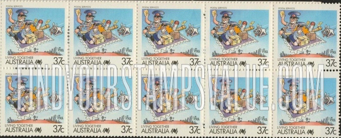 FindYourStampsValue: Living Together: Postal services