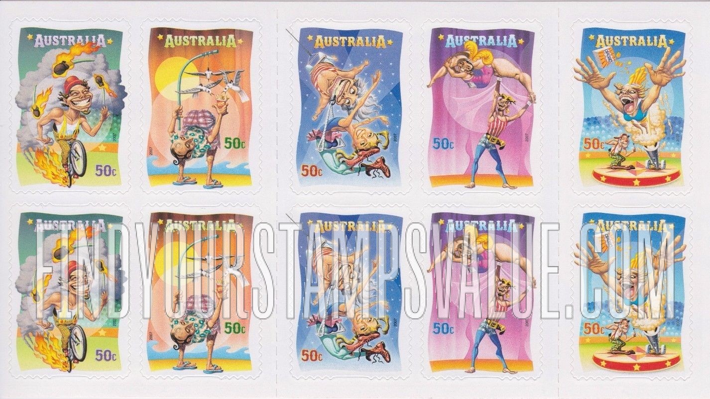 FindYourStampsValue: Circus Performers