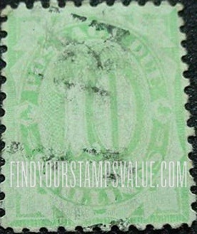 FindYourStampsValue: POSTAGE DUE - Numeral Value