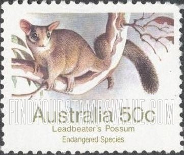FindYourStampsValue: Leadbeater’s opossum