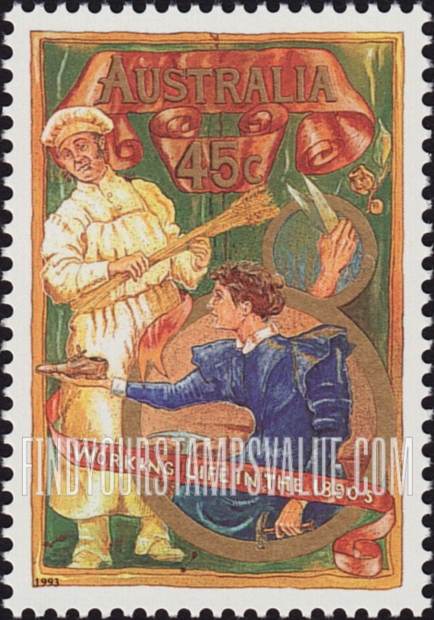 FindYourStampsValue: Baker, shoe maker