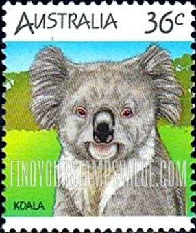 FindYourStampsValue: Wildlife: Koala