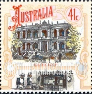 FindYourStampsValue: Colonial Australia: Building boom