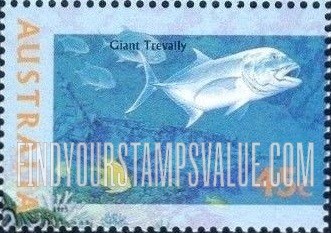 FindYourStampsValue: The World Down Under: Giant trevally