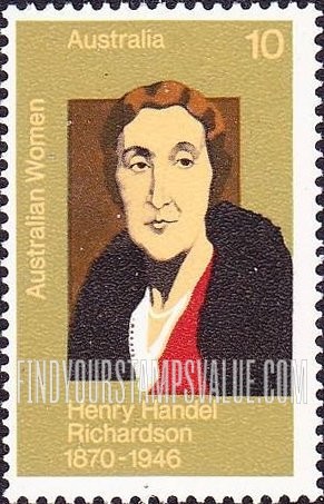 FindYourStampsValue: Ethel Florence (Henry Handel) Richardson (1870-1946), novelist