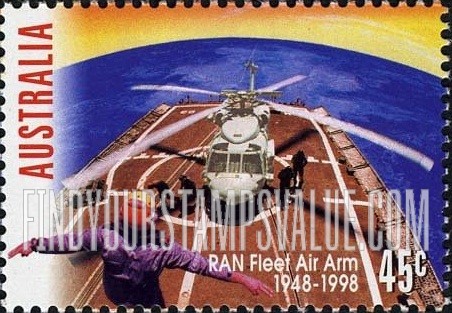 FindYourStampsValue: Royal Australian Navy Fleet Air Arm, 50th Anniversary