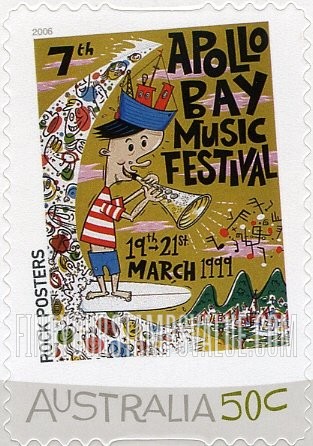 FindYourStampsValue: Rock Posters: Apollo Bay Music Festival, 1999