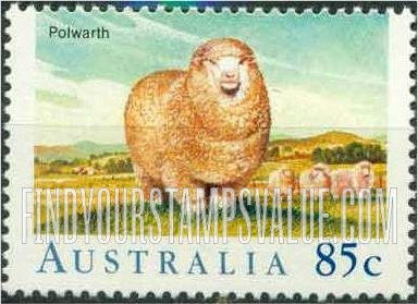 FindYourStampsValue: Sheep: Polwarth