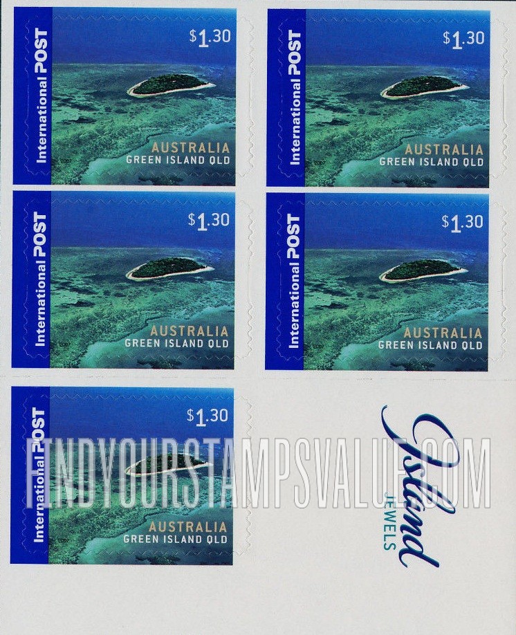 FindYourStampsValue: Islands: Green Island, Queensland