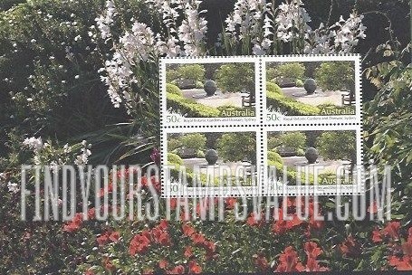 FindYourStampsValue: Botanical Gardens: Royal Botanic Gardens and Domain, Sydney