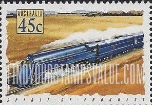 FindYourStampsValue: Trains: Spirit of Progress