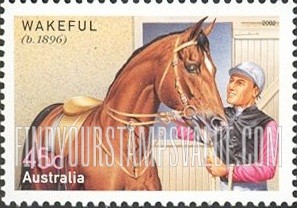 FindYourStampsValue: Race Horses: Wakeful
