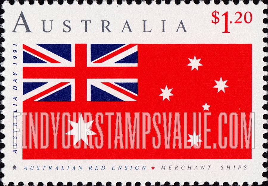 FindYourStampsValue: Flags: Red ensign