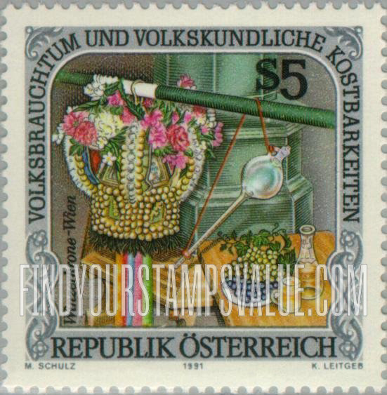 FindYourStampsValue: Austrian Folk Festivals: Winzerkrone, Vienna