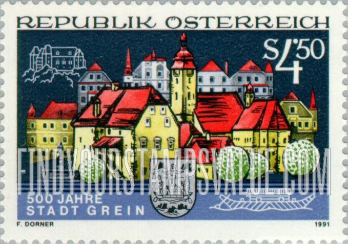 FindYourStampsValue: Grein, 500th Anniversary