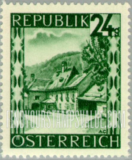 FindYourStampsValue: Höldrichs Mill, Lower Austria