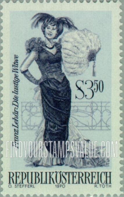FindYourStampsValue: Operettas: The Merry Widow, by Franz Lehar
