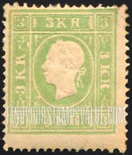 FindYourStampsValue: Austrian Monarchy (including Hungary): Emperor Franz Josef