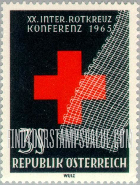 FindYourStampsValue: Red Cross and Strip of Gauze
