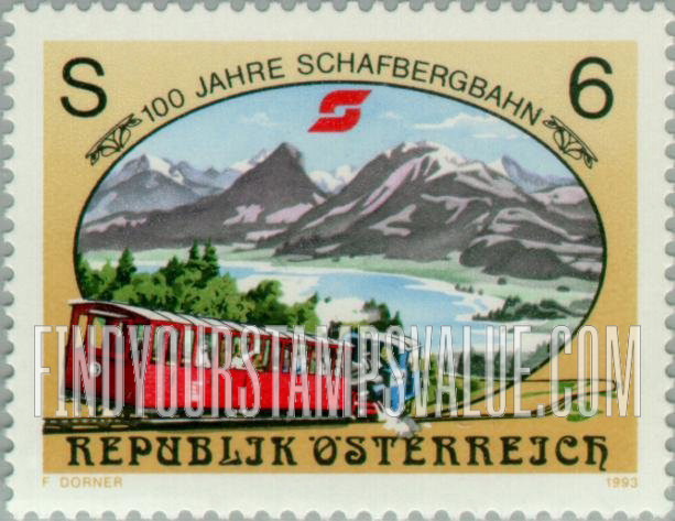 FindYourStampsValue: Schafberg Railway, Centenary