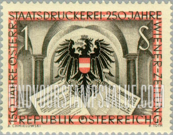 FindYourStampsValue: Arms of Austria and Official Publication