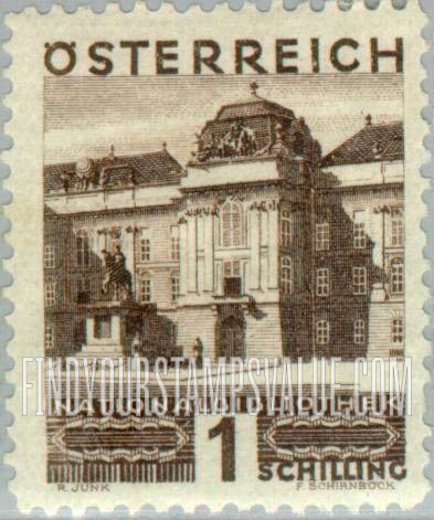 FindYourStampsValue: Republic: National Library, Vienna