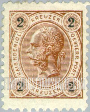 FindYourStampsValue: For Austria only: Franz Josef