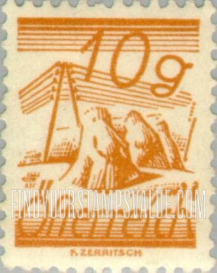 FindYourStampsValue: Republic: Fields Crossed by Telegraph Wires