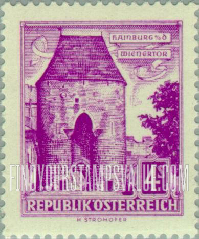 FindYourStampsValue: Vienna Gate, Hainburg