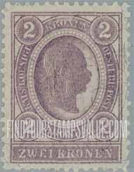 FindYourStampsValue: For Austria only: Franz Josef