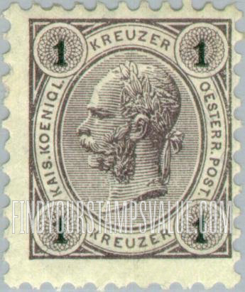 FindYourStampsValue: For Austria only: Franz Josef