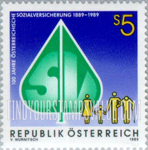 FindYourStampsValue: Social Security in in Austria, Centenary