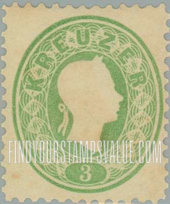 FindYourStampsValue: Austrian Monarchy (including Hungary): Franz Josef