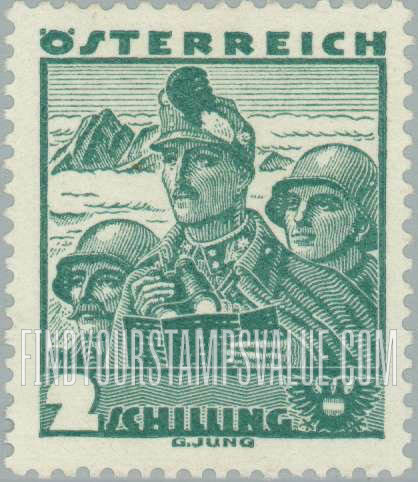 FindYourStampsValue: Republic, Costumes of various districts: Military