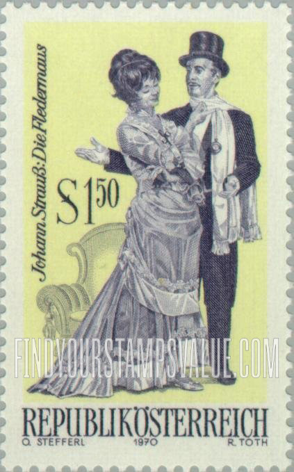 FindYourStampsValue: Operettas: Fledermaus, byJohann Strauss