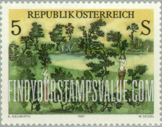 FindYourStampsValue: Baumgottinnen, by Arnulf Neuwirth