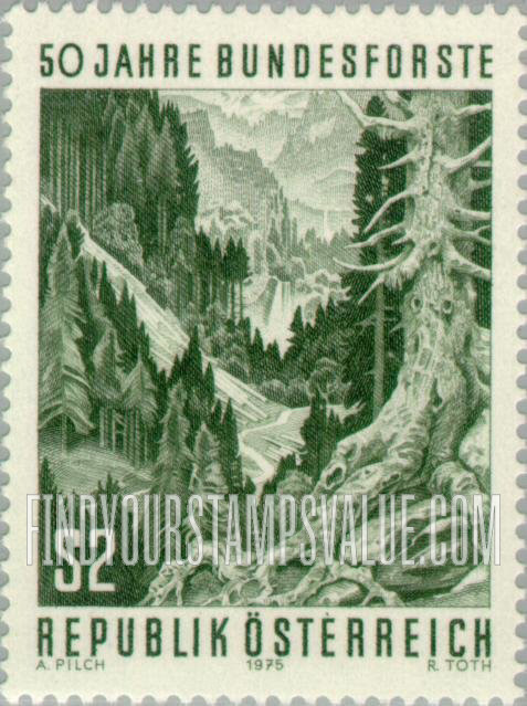 FindYourStampsValue: National Forests, 50th Anniversary