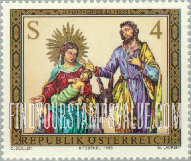 FindYourStampsValue: Creche, St. Andreas Parish Church, Kitzbuhel