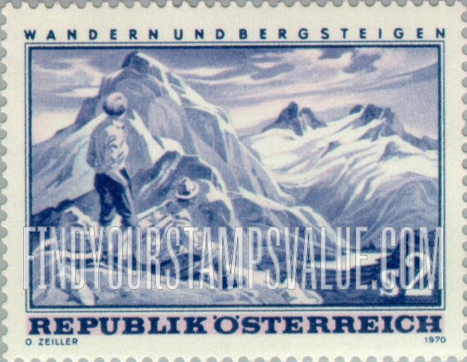 FindYourStampsValue: Mountain Scene