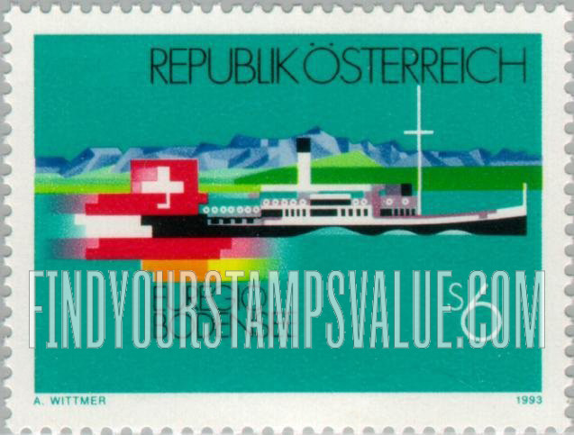 FindYourStampsValue: Lake Constance Steamer Hohentwiel