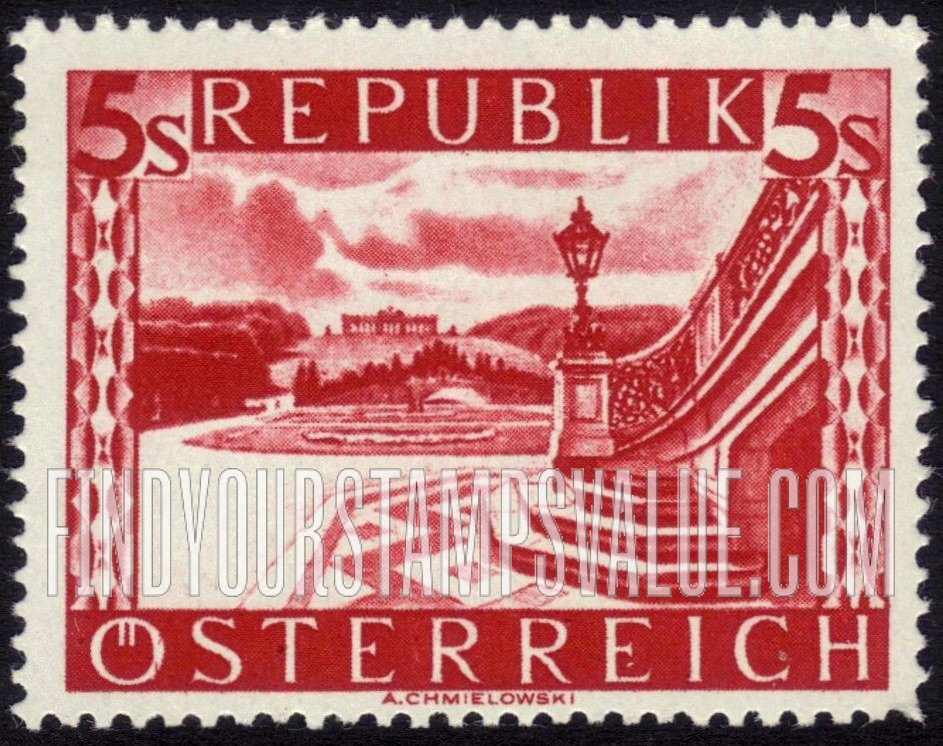 FindYourStampsValue: Schönbrunn, Vienna