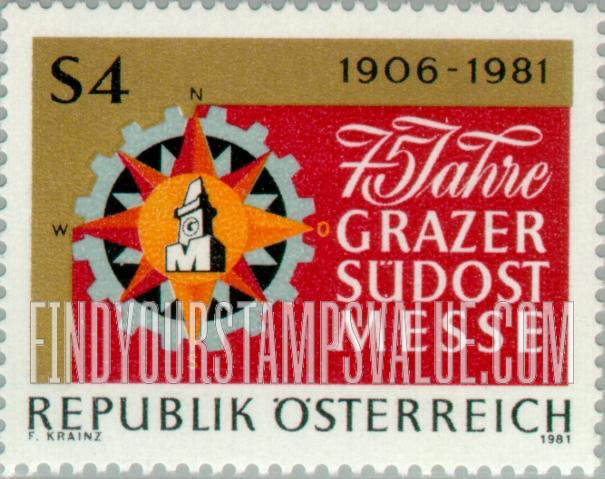 FindYourStampsValue: South-East Fair, Graz, 75th Anniversary