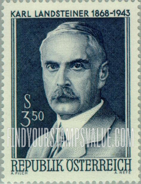 FindYourStampsValue: Dr. Karl Landsteiner