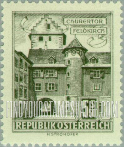 FindYourStampsValue: Chur Gate, Feldkirch